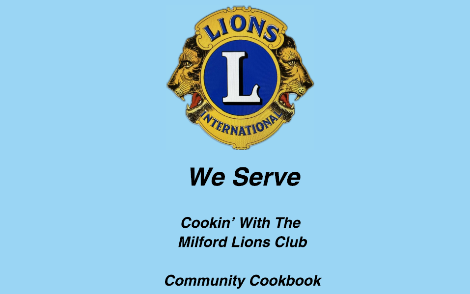 Milford Lions Cookbook